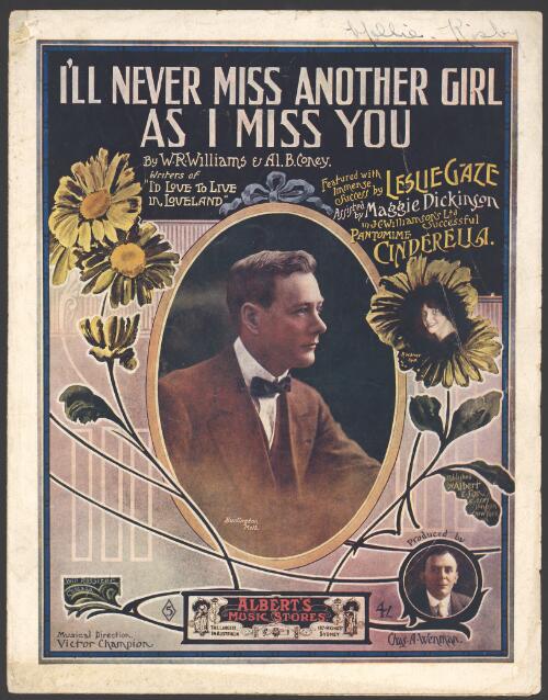 I'll never miss another girl as I miss you [music] / by W.R. Williams and Al. B. Coney