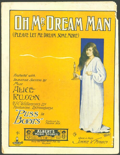 Oh, Mr. Dream Man, please let me dream some more [music] / by Jimmie V. Monaco