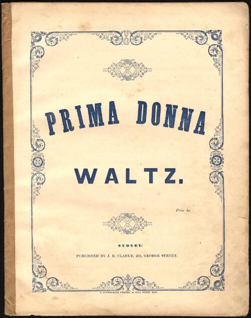 Prima donna waltz [music] : waltz / Jullien