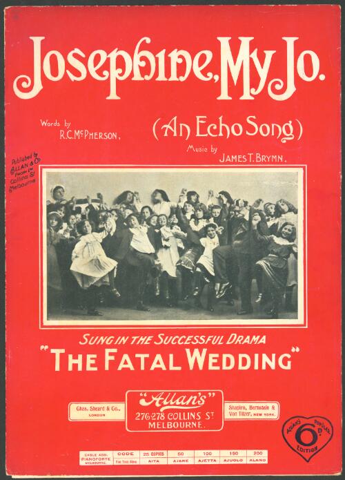 Josephine, my Jo. [music] : (an echo song) / words by R.C. McPherson ; music by James T. Brymn