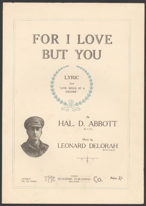 For I love but you [music] / lyric by Hal. D. Abbott ; music by Leonard Delorah