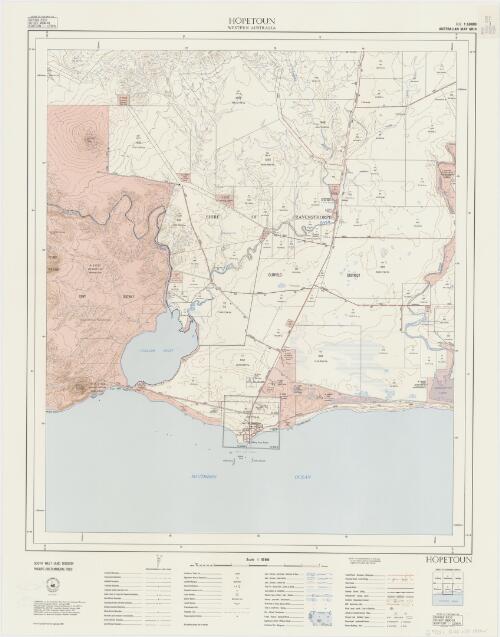 Hopetoun, Western Australia [cartographic material] / prepared under the direction of the Surveyor General, Department of Lands and Surveys, Western Australia