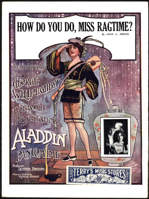 How do you do, Miss Ragtime? [music] / by Louis A. Hirsch
