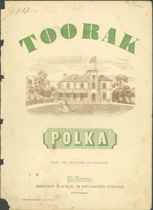 Toorak polka [music] / composed by R. Mackie
