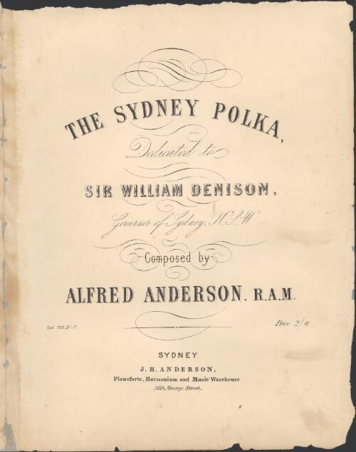 The Sydney polka [music] / composed by Alfred Anderson
