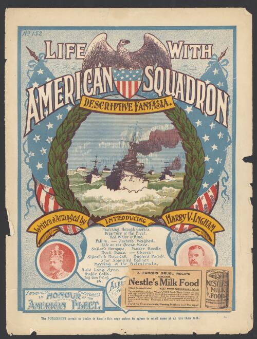 Life with the American Squadron [music] / written and arranged by Harry V. Ingham