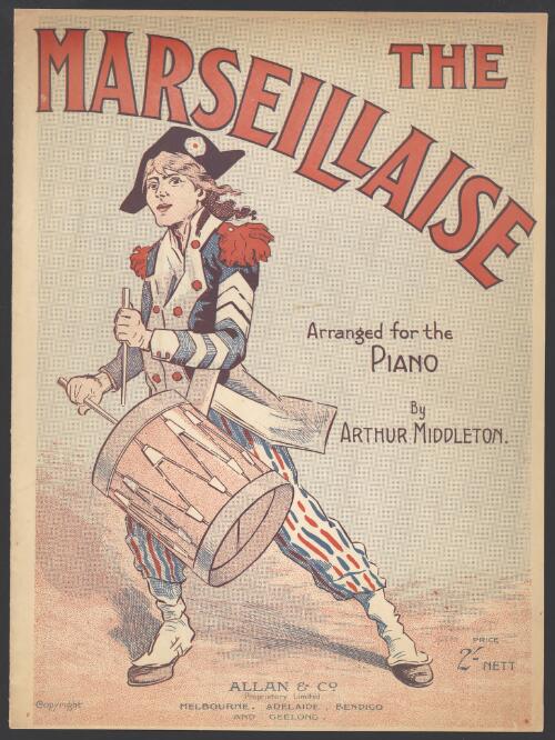 The Marseillaise [music] / arranged for the piano by Arthur Middleton