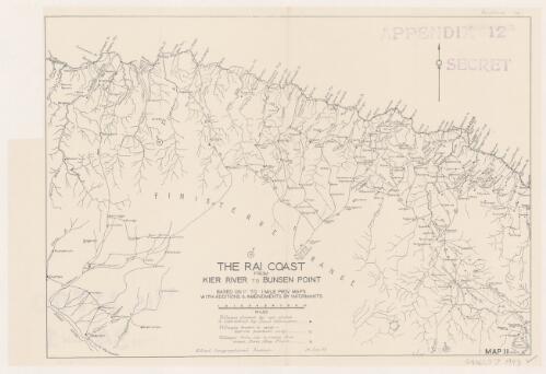 The Rai coast from Kier River to Bunsen Point (appendix 12)  / Allied Geographical Section