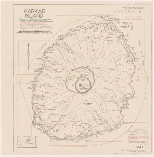 Karkar Island (appendix 9)  / Allied Geographical Section