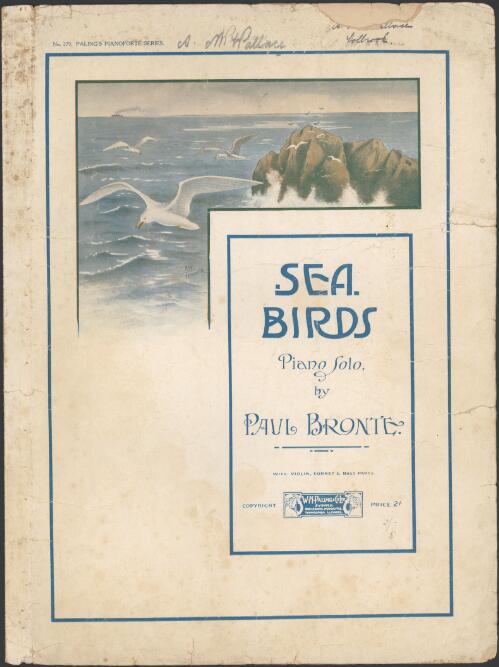 Sea birds [music] : piano solo / by Paul Bronte