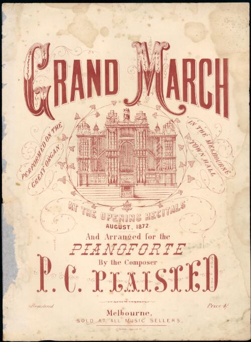 Grand march [music] / arr. for the pianoforte by the composer P.C. Plaisted