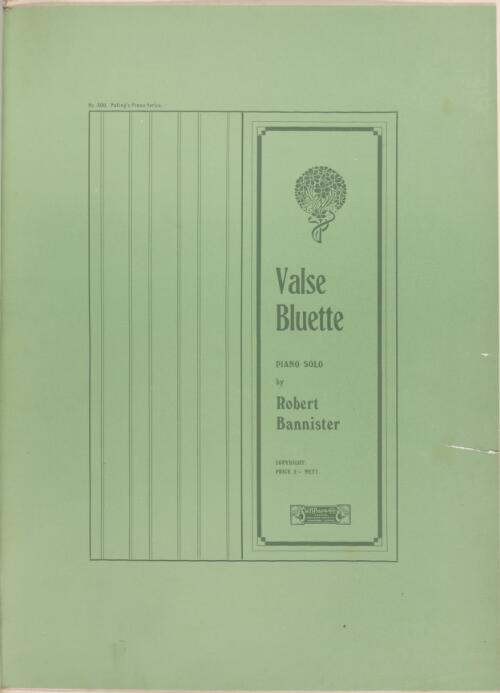 Valse bluette [music] : piano solo / by Robert Bannister