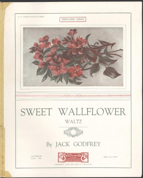 Sweet wallflower [music] : waltz / by Jack Godfrey