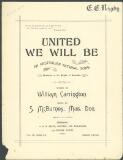 United we will be [music] : an Australian national song dedicated to the people of Australia / words by William Carrington ; music by S. McBurney