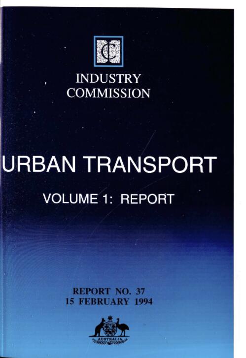 Urban transport / Industry Commission
