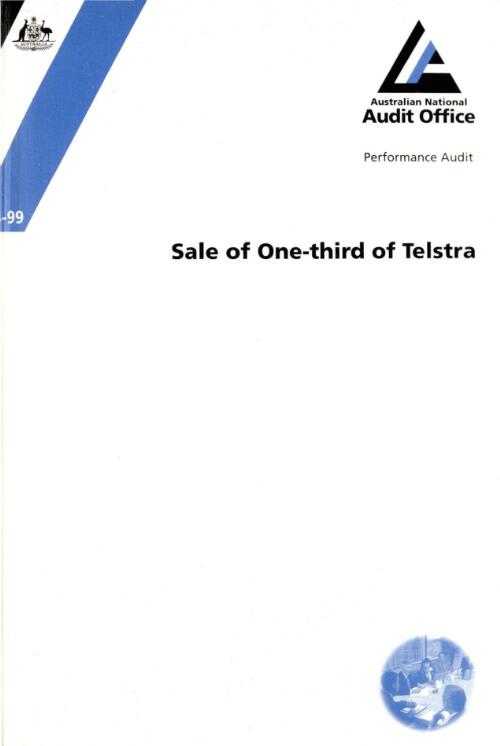 Sale of one-third of Telstra / The Auditor-General