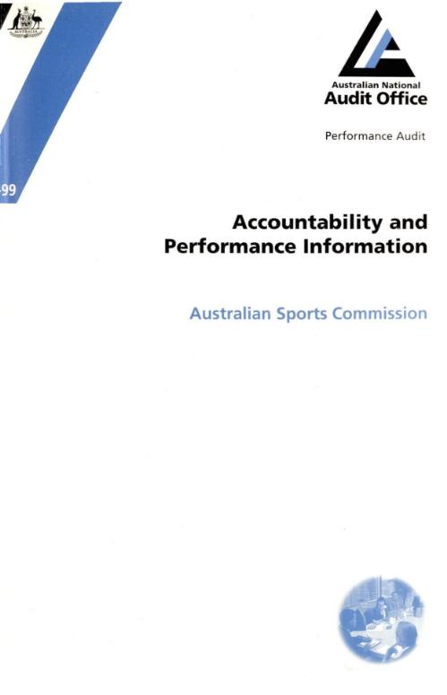 Accountability and performance information : Australian Sports Commission