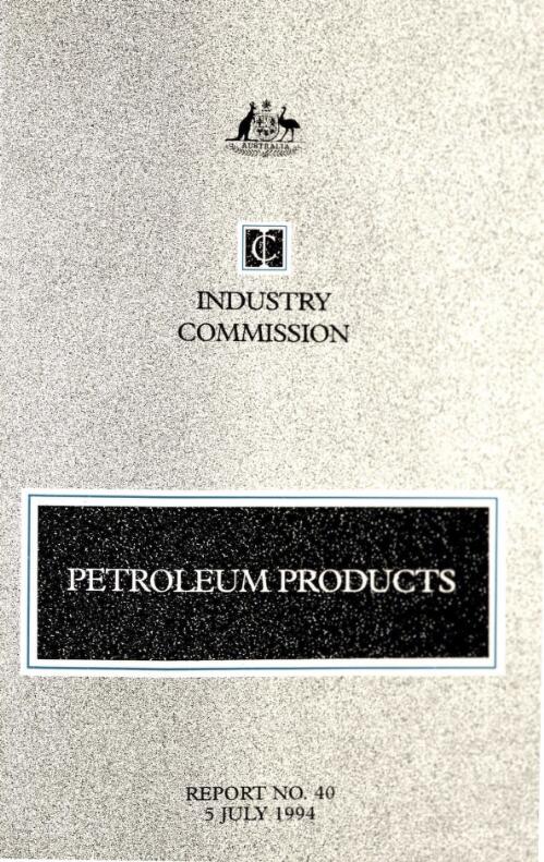 Petroleum products / Industry Commission