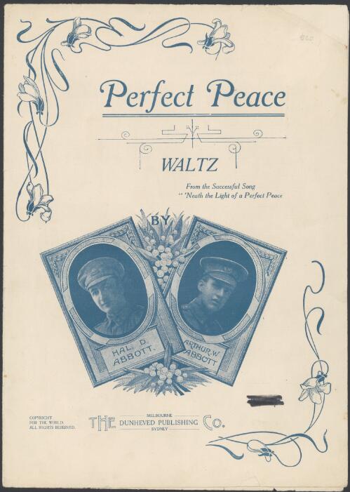 Perfect peace [music] : waltz / by Hal. D. Abbott ; [and] Arnold A. Abbott