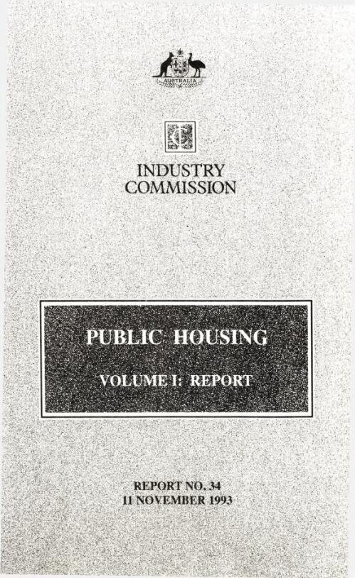 Public housing / Industry Commission