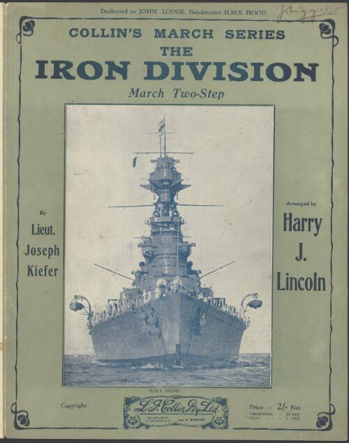 The iron division [music] : march-two step / composed by Joseph Kiefer ; arr. by Harry J. Lincoln