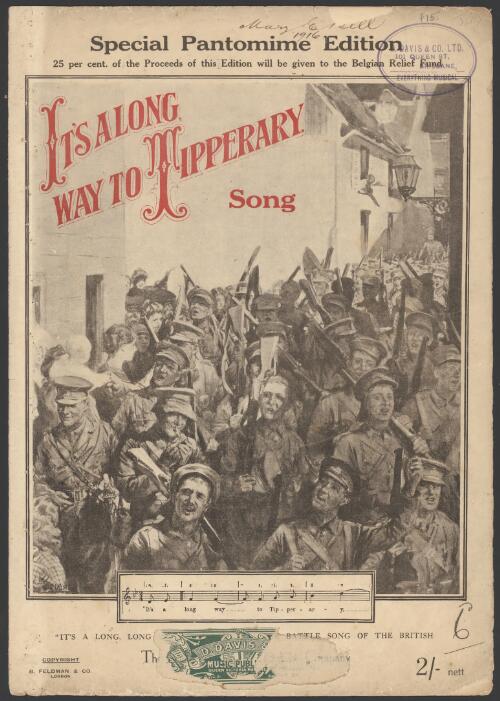 It's a long, long way to Tipperary [music] / written & composed by Jack Judge & Harry Williams