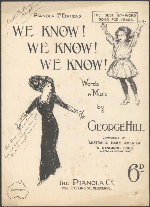 We know! we know! we know! [music] / words & music by George Hill