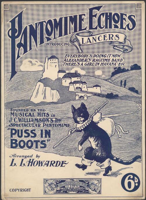 Pantomime echoes lancers [music] / arranged by L.L. Howarde