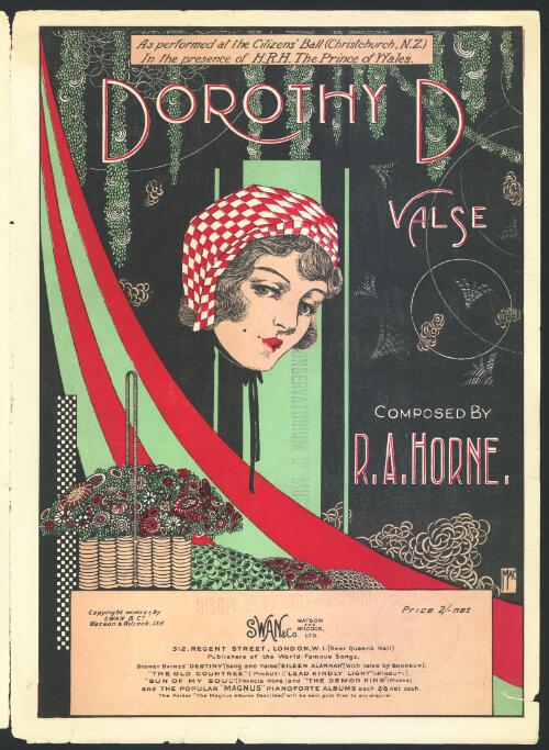 Dorothy D [music] : valse / composed by R.A. Horne