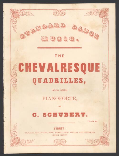 The chevalresque quadrilles [music] : for the pianoforte / by C. Schubert