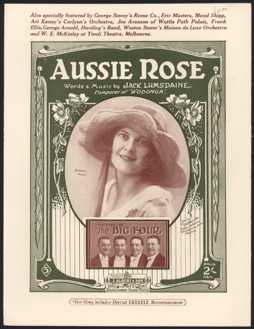 Aussie Rose [music] / words & music by Jack Lumsdaine