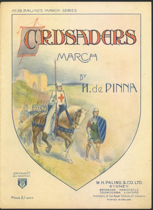 Crusaders march [music] / by H. de Pinna