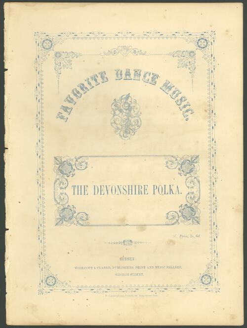Devonshire polka [music] / by Madame Oury