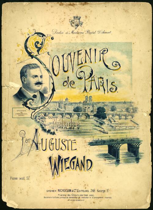 Souvenir de Paris [music] / par Auguste Wiegand