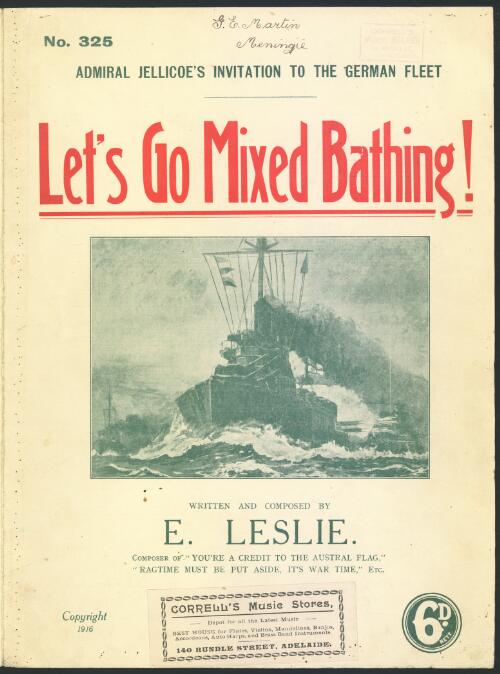 Let's go mixed bathing [music] / written and composed by E. Leslie