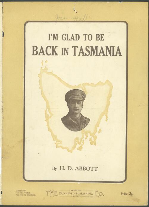 I'm glad to be back in Tasmania [music] / by H.D. Abbott