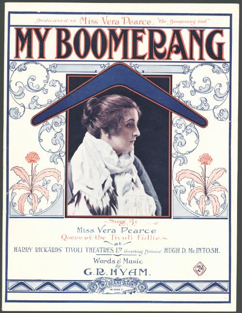 My boomerang [music] / words & music by G.R. Hyam