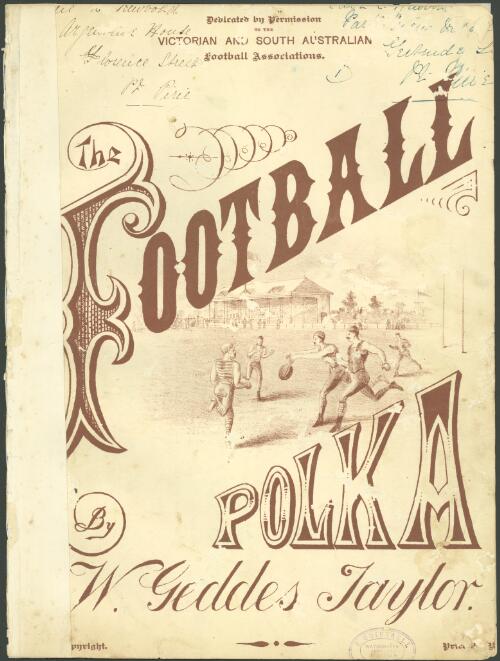 The football polka [music] / by W. Geddes Taylor