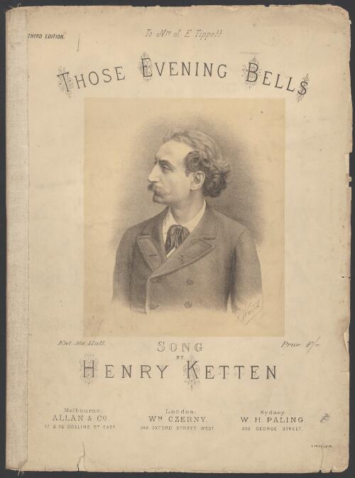 Those evening bells [music] /words by Thomas Moore ; music by Henry Ketten