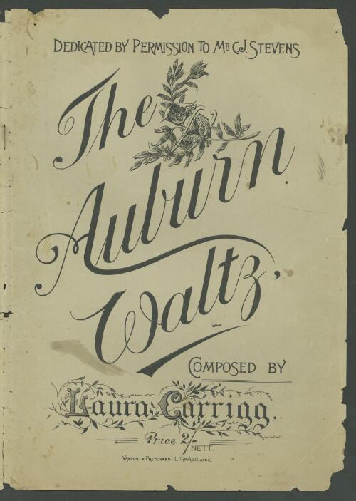 The Auburn waltz [music] / composed by Laura Carrigg