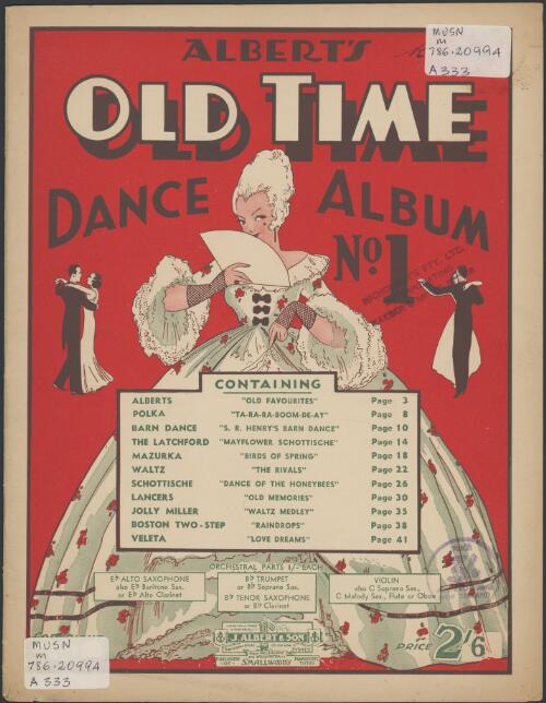 Albert's old time dance album. No. 1 [music]