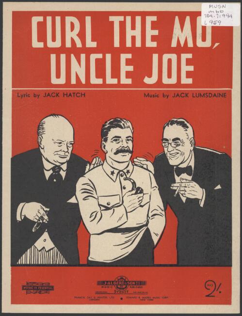Curl the mo, Uncle Joe [music] / lyric by Jack Hatch ; music by Jack Lumsdaine