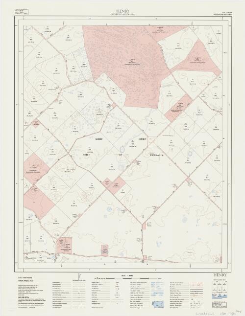 Henry, Western Australia / produced by the Department of Land Administration, Perth, Western Australia