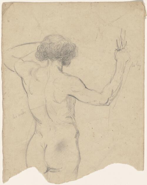 Study of male torso, 1850 / Thomas Balcombe