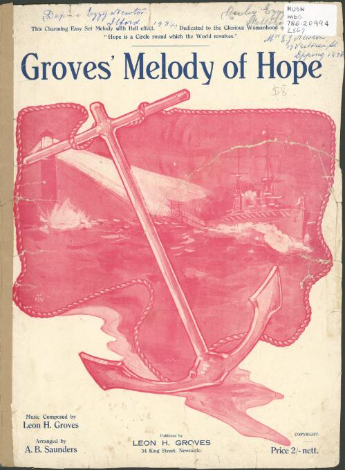 Groves' Melody of hope [music] / music composed by Leon H. Groves ; arranged by A.B. Saunders