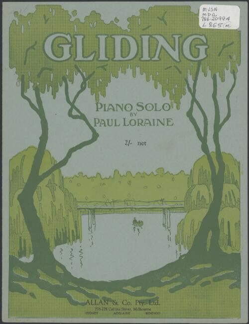 Gliding [music] : piano solo / by Paul Loraine