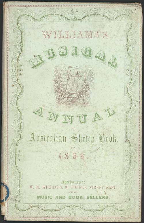 Williams's musical annual and Australian sketch book for 1858
