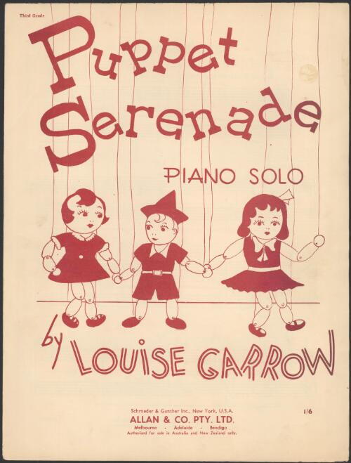 Puppet serenade : piano solo / Louise Garrow