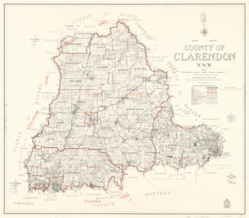 County of Clarendon, N.S.W. [cartographic material] / compiled, drawn and printed at the Department of Lands