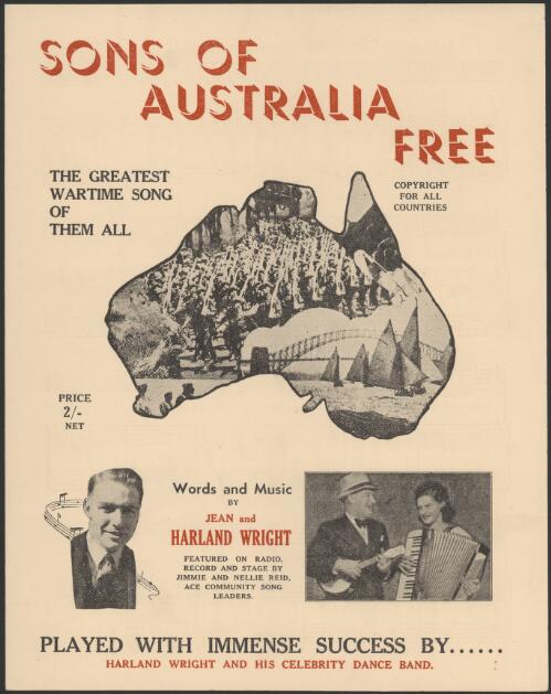 Sons of Australia free [music] / words by Jean Wright ; music by Harland Wright